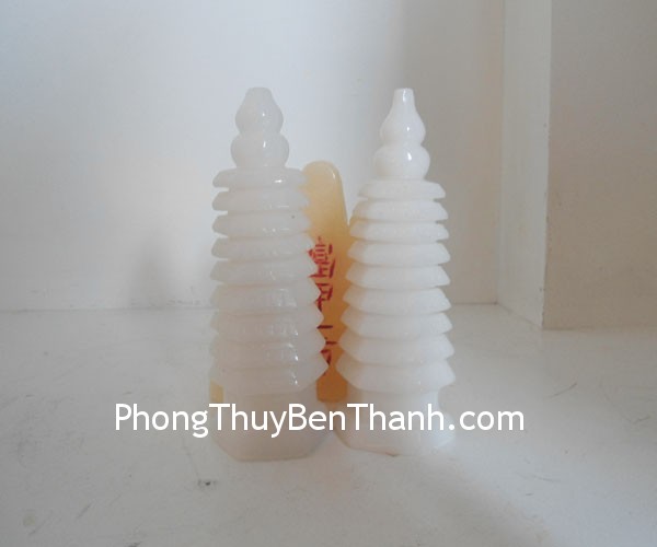thap van xuong trang 9tang dt120 01 Tháp Văn Xương 7 tầng đá Bạch Ngọc Trung Quốc phong thủy DT120