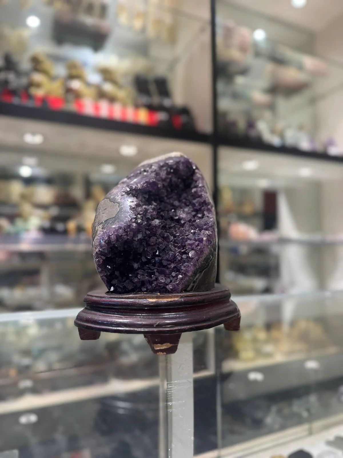 Bông thạch anh tím - dấu đỏ H082-9742