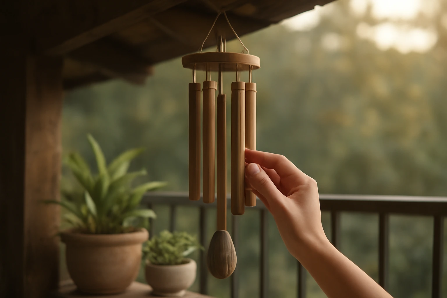 Chuông gió: chọn theo tiếng, và chỗ treo quyết định bạn giữ được bao lâu